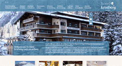 Desktop Screenshot of hotel-kristberg.at